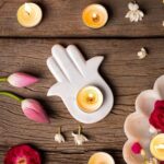 Antique Big Meditating Moon Buddha Statue Showpiece for Home Decor – Living Room (9 Inch / 23 cm, White, Gold) - Image 4