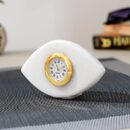 Premium Marble Eye Clock 3 Inch – Handmade Stone Desk Clock for Office & Gift Purpose | Elegant Marble Table Clock - Image 3