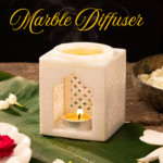 Marble Diffuser & Burner for Home Decor | Premium White Marble Aroma Burner | Wholesale Price | Deshi Marble