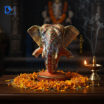 Premium Hand Painted Marble Ganesh Statue | 5 to 10 Inch Decorative Ganpati Idol for Home & Gift - Image 6