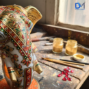 Marble Hand Painted Marble Ganesh Idol (5–10 Inch) - Image 2